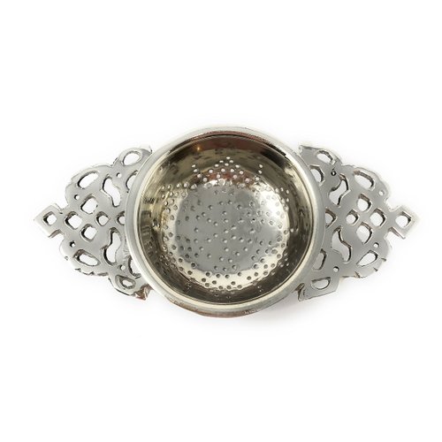 Madison Bay Company Nickel Plated English Style Tea Strainer