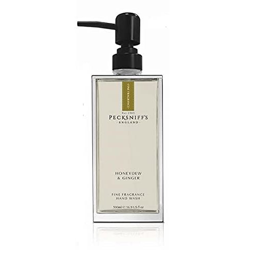 Pecksniff's Prestige 500ml Glass Hand Wash Honeydew & Ginger