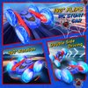 NQD Spider Remote Control Car- Double Sided 360°Rotate RC Stunt Car with Wheel Lights, 4WD Off-Road RC Cars 2.4Ghz Indoor/Outdoor Rechargeable Toy Car for Boys Age 4-7 8-12 Birthday Xmas Gift
