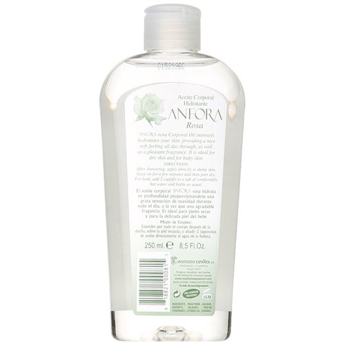 Anfora Aceite Corporal Rosa Body Oil, 8.5 Fluid Ounce