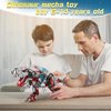 STEM 2 in1 Dinosaurs Building Kits 422PCS, Compatible with Lego Dinosaurs Bricks, Toys for Kids Age 6-10 Year Old, Educational Building Sets Best Gifts for Boy 6-10