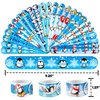 48 Penguin 24PCS Tattoos Sticker 24PCS Slap Bracelets Perfect for Themed Birthday Party Favors Baby Showers or Classroom Rewards Ideal Decor and Gifts for Girls and Boys