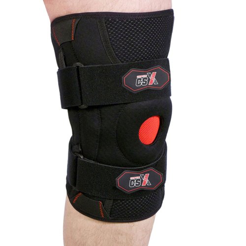 CSX Knee Brace with Side Stabilizers and Patella Gel Comfort, Sports Support, Small