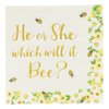 Sparkle and Bash Gender Reveal Bee Theme Party Pack, He Or She What Will It Bee (Serves 24, 75 Pieces)