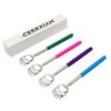 CERRXIAN (4-Pack) Telescoping Back Scratcher, LEMENG Portable Extendable Telescopic Bear Claws Metal Back Scratchers - Hand Massager Backslap with Rubber Handles