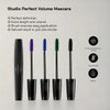 Radiant Professional Studio Perfect Mascara Volume and Length - Lengthening Mascara with Silicone Brush & Natural Wax - Cruelty Free Volume Mascara - 0.30 ounces, Green (05)