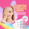 Kids Toys Bracelet Making Kit, Kid Make Up Kits for Kid Age 4-12 Jewelry Beads Toy Set, Preschool Toddler Girls Makeup Charms Set, Arts and Crafts for 4 5 6 7 8 9 10 11 12 Years Old Girl Birthday Gift