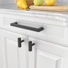 Amerdeco 10 Pack Kitchen Cabinet Handles 7 Inch(178mm) Hole Centers, Matte Black Stainless Steel Handles for Kitchen Cabinet Hardware, Cabinet Pulls for Bathroom Cupboard Dresser Drawer Handles