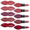 Easilydays Matte Red Lipstick for Women, Moisturizing Velvet Lipsticks, Long Lasting Smudge-Proof Lip Stick, Light Bright Labiales Matte Lipstick Lip Stain High Pigmented Dark Makeup Lip Gloss (#09)