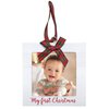 Kate & Milo My First Christmas Photo Ornament, Babys First Christmas Tree Ornament, Newborn Photo Holiday Keepsake, New and Expecting Parents Gift, Rustic