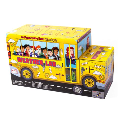 The Magic School Bus: Weather Lab By Horizon Group USA, Homeschool STEM Kit, Includes Hands-On Educational Manual, Weather Chart, Petri Dish, Data Notebook, Weather Station, Thermometer & More , Yellow