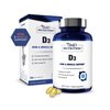 1MD Nutrition Vitamin D3 5000 IU Softgels | Bone Health, Muscle Function, & Immune Support | Gluten Free and Non-GMO with Organic Avocado Oil | 3-Month Supply