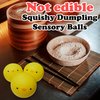 Mini Chick Dumpling Stress Balls for Kids (3 Pack) Squishy Stress Ball Fidget Toys, Easter Chicks Basket Stuffer Party Favors Autism Sensory Toys