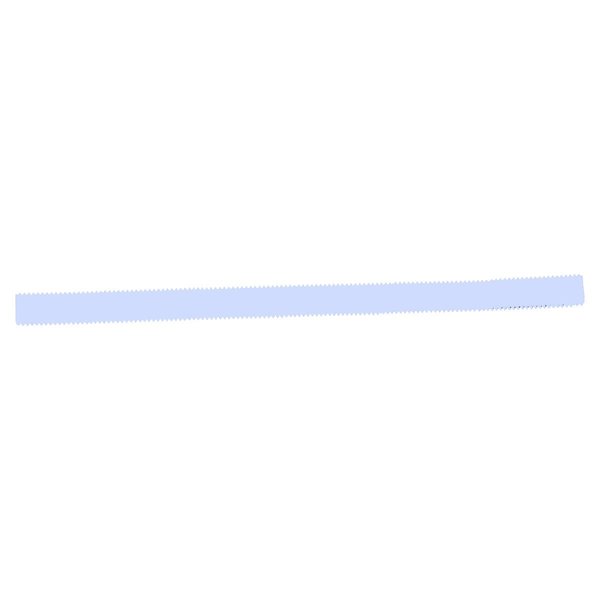 Midwest Rake 79265 16" EPDM Squeegee Blade, 1/4" Notch, Both Sides