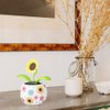 Sunflower Solar Dancing Solar Toys Solar Dancing Flower,Solar Powered Swinging Animated Dancer Toy Car Decoration for Car Dashboard Office Desk Dancer Toy