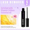 Lash Glue Remover for Cluster Lashes Lash Remover Eyelash Remover for Cluster Eyelashes Clear Lash Cluster Remover Easy Removal 5ml Gentle Cluster Lash Glue Bond Remover For Lash Extensions