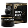 Hairline Powder by The Beard Struggle, Root Touch Up Hair Color, Hair Concealer for Men Instantly Conceals Hair Loss, Baldr's Arrow - Covers Thin Hair & Bald Spots - Sweat Resistant - Dark Brown