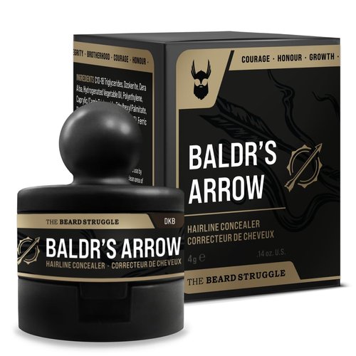 Hairline Powder by The Beard Struggle, Root Touch Up Hair Color, Hair Concealer for Men Instantly...