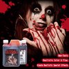 Color Master Fake Blood Washable（16FL OZ) Looks & Flow Like Real Blood Halloween Vampire