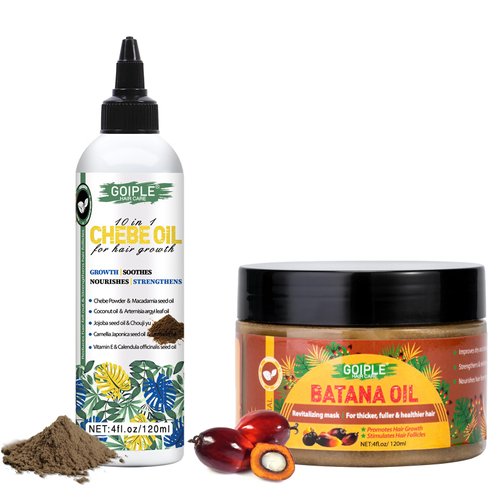 Raw Batana Oil for Hair Growth Bantana Natural Hair Growth Oil, Natural Chebe Hair Oil for Hair Growth Organic African Chebe Powder & Oil Moisturizer for Scalp, Hair Growth Oil Set for All Hair Types