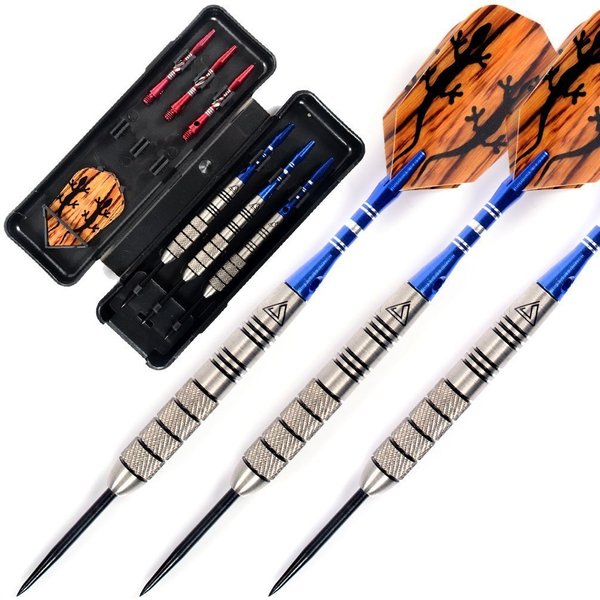 CUESOUL 30 Grams Tungsten Steel Tip Darts Set 95% Tungsten-30 Grams Tungsten Barrel