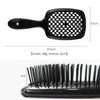 2PCS Lixera Hair Brush - Detangling for Curly, Wet and Dry Hair, Scalp Massage (Pink+Black)