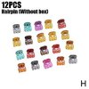 12Pcs Transparent multicolor Plastic Hair Clips Claws Mini Clamps Fashion Girls Crab Acrylic Barrette Hair Claw Headwear Gifts Hair Accessories for Girls Kids Barrettes