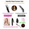 SUYYA Tape in Hair Extensions Human Hair 18 inches 50g/pack 20pcs Straight Seamless Skin Weft Jet Black Tape Hair Extensions (18 inches #1 Jet Black)