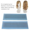2pcs Hair Holder Drawing Mat, Stainless Steel Needle Hair Extension Card Hair Extension Holder Extension Holder for Hair Extensions 10.6 X 3.5in