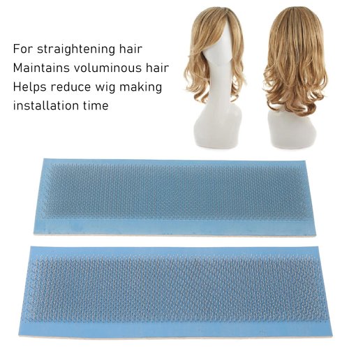 2pcs Hair Holder Drawing Mat, Stainless Steel Needle Hair Extension Card Hair Extension Holder Extension Holder for Hair Extensions 10.6 X 3.5in