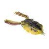 LUNKERHUNT Frog Lure with Short Skirts | Compact Frog Top Water Bass Fishing Lures | Compact Body, Weedless Hooks, Soft Hollow Body Freshwater Fishing Bait for Trout, Pike(Toad)