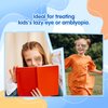 120PCS Colorful Eye Patches for Kids 6 Styles Disposable Eye Bandage Patch Pad Stretch Fabric Breathable Adhesive Bandages for Kids and Adults Lazy Eyes and Amblyopia