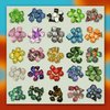 1985 Games Mystery Dice, Set of 7 Polyhedral Dice, Wide Range of Patterns, Gaming Dice, Suitable for Role Playing, Table Games (Pack of 6)