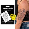 INKARTLINK Semi Permanent Tattoos, Tattoos for Women, Holiday Tattoos, Party Favors, Lasts 7-15 Days, Waterproof and Non-reflective, Unique Design (kytice)