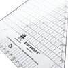 EZ Quilting, 10.5" Simplicity Triangle Ruler and Quilting Template, 10 Inches, Clear, Black