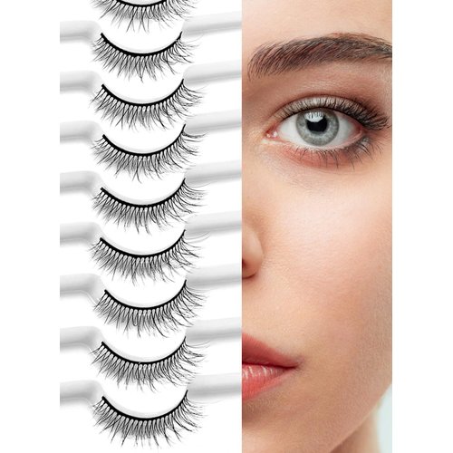sawkit Classic Lash Extensions – 4-10mm Fake Eyelashes – Luxurious Natural Mink Lashes Eyelash Extensions – Comfortable and Easy to Apply – High-End Fiber Lashes for Superior Volume