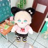 niannyyhouse 20cm Plush Doll Clothes Loose Long Sleeve Sweatshirt Accessories Kpop Doll Dressup (Pink)