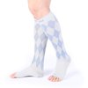 Doc Miller Open Toe Compression Socks Women 20-30mmhg - Argyle Design Toeless Socks for Sports Running Shin Splint Varicose Veins Socks - Toeless Compression Socks Women and Men - 1 Pair