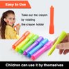 6 Pcs Glow in The Light Body Face Paint, Face Painting Kit, UV Crayon Kit Fluorescent Body Paints for Adults for Birthday Party Halloween Masquerade Makeup Outdoor for Kids