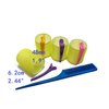 Kamay's Hair Rollers Set 12 count Curlers Rollers With 12 Duckbill Sectioning Clips 1 Combs Used for Hair Haircut Styling Self Grip Rollers for Hair 49mm/1.9")