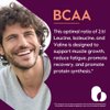 BESTVITE Vegan BCAA 500mg per Capsule of Amino Acids (400 Vegetarian Capsules) - 2000 mg per Serving - No Stearates - Vegan - Gluten Free - Non GMO