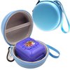 LeoTube Hard Carrying EVA Case Compatible with Bitzee Digital Pet Interactive Virtual Toy, Storage Travel Holder for Bitzee Virtual Electronic Pets and Accessories (Case Only) (Blue)