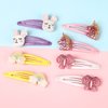Wingchold 16Pcs Girls Unicorn, Butterfly, Flower, Rabbit Hair Clips - Sparkly Rainbow Hair Accessories for Toddlers, Kids, Hair Clips for Party, Birthday Gift Supplies Favors