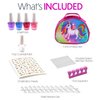 Toysical Unicorn Girls Tattoo Nail Polish Set for Kids - Nail Art Gift for Girls with Tattoo, Nail Polish and Stickers