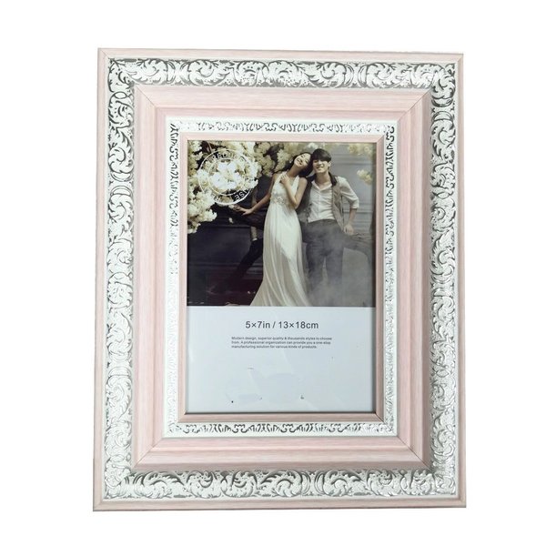 Lilian PC Polymer Environmental Exquisite Desktop Picture Frames, Pink, 8"x10"