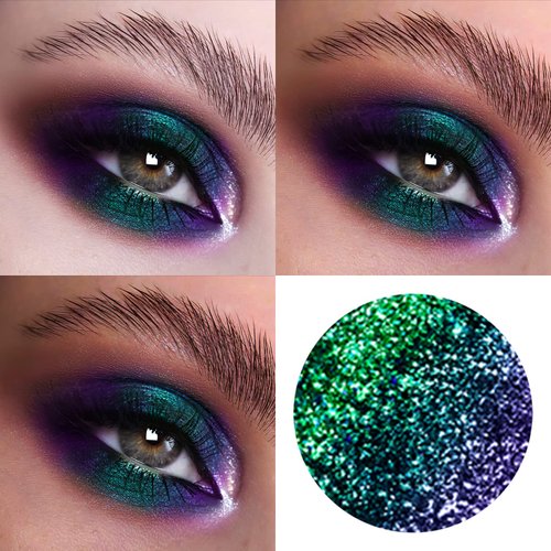 FOCALLURE Chameleon Cream Eyeshadow,Intense Color Shifting Creamy Eye Shadows,Highly Pigmented Metallic,Shimmer,Multi-Reflective Finishes,Moody Angel