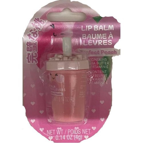 Sweet Peach Lip Balm with Shea Butter and Vitamin E, Net Wt. 0.14 oz