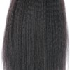 DAIMER 18 Inch Yaki Straight Human Hair Weave Brazilian Kinky Straight Hair Bundles sew in Real Unprocessed Virgin Weft Relaxed Hair Extensions