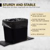HAUSSIMPLE Car Garbage Can Premium Car Trash Bin with Stability Flap and Magic Strips Secure Waterproof Interior Organizer Accessories Leakproof Container for Cars 20 Pcs Trash Bags - Black