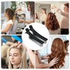 Beaupretty 3 Pieces Teasing Clip Combs Hair Combs Hairstylist Hair Clips Hair Coloring Styling Tools for Highlights Trimming Cutting Flat Iron Guide, Black
